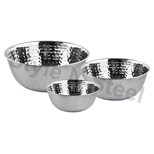 Ensaladera de acero inoxidable Ensaladera Premium de acero inoxidable con un servidor de ensalada en un diseño clásico elegante - Product Image 3