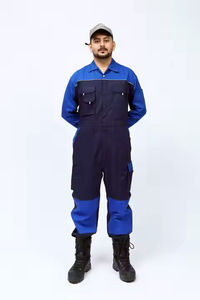 Best Selling Unisex High Quality Polyester Cotton Work <b>Bib</b> Overalls Custom Design Print New Style <b>Coverall</b> Direct Factory - Product Image 1