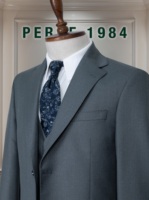 Costume d'affaires en laine bordeaux pour homme, simple boutonnage, col à revers, coupe droite, style britannique, anti-rétrécissement, devant plat