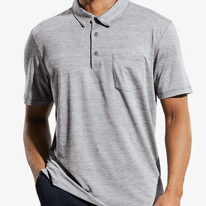 Vente en gros de t-shirts polo en coton doux de haute pureté personnalisés polos pour hommes pour le personnel avec logo - Product Image 3