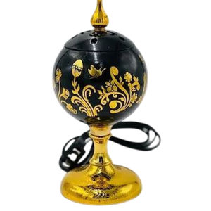 Brûleur d'encens islamique diffuseur de parfum Brûleur Bakhoor Brûleur d'encens gris en métal de qualité supérieure pour les fêtes de mariage - Product Image 2