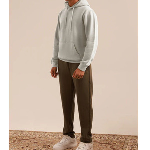 Sweat à capuche décontracté pour hommes de haute qualité 100% coton mélangé pour l'hiver - Product Image 5