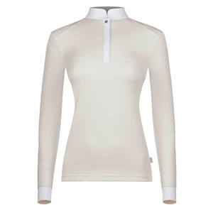 High Quality Women Horse Riding Shirt Sportswear Customizable Equestrian Clothing Wholesale Riding Show Shirts Baselayer Top - Product Image 5