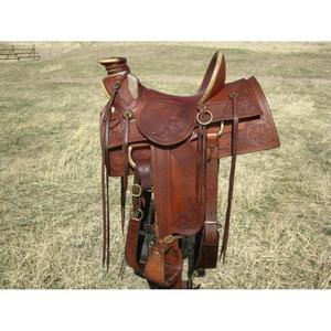 Silla de Montar Inglesa de Cuero Puro con Armazón de Madera, Unisex, para Equitación y Alfombras para Caballos, Venta al Por Mayor - Product Image 1