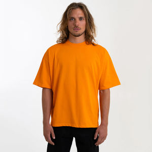 Camiseta de Hombre 100% Algodón Ecológica de Secado Rápido Transpirable con Cuello Redondo Oversize Estilo Urbano - Product Image 1