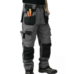 Nouveau haute qualité 2023 personnalisé hommes Cargo pantalon avec poches latérales solide couleur rouge hommes pantalons en vrac entraînement Cargo survêtement pantalon - Product Image 5