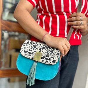 Bolso de cuero reciclado hecho a mano a la moda todos los días respetuoso con el medio ambiente Edición Limitada perfecto para ocasiones especiales bolso ideal para mujer - Product Image 2