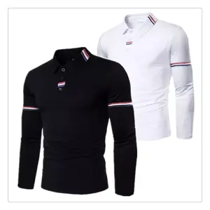 Camiseta de hombre 100% algodón cuello redondo Oversize Drop Shoulder camiseta en blanco Streetwear Heavyweight Plain Polo camiseta para hombres - Product Image 6