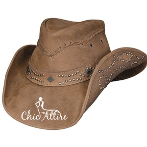 New Real Handmade Personalized Genuine Leather <b>Hat</b> <b>for</b> Men & <b>Women</b> Modern Western Wear Cowboy <b>Hat</b> Stylish Cow Leather <b>Hats</b> - Product Image 1