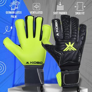 Guantes de Portero de Cuero Premium Personalizables Ajuste Personalizado Venta al por mayor Fútbol Latex Grip - Product Image 3