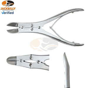 Jackbilly xương Cutter forceps stille-<span class=keywords><strong>liston</strong></span> thép không gỉ cong 7.5 inch dụng cụ phẫu thuật cho chỉnh hình Thủ Tục - Product Image 3