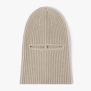 หมวกบีนนี่สำหรับฤดูหนาวหมวกถักนิตติ้งที่มีโลโก้ตามสั่งหมวกมีขอบแบบนุ่มทำจากอะคริลิค - Product Image 6