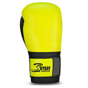 Guantes de boxeo de cuero para hombre hechos a medida con muñeca con cordones para entrenamiento con logotipo de diseño personalizado - Product Image 2