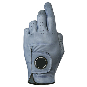Gants de golf Grace White en cuir véritable antidérapants avec sensation de peau de mouton, couleur et design personnalisables, emballage personnalisé, unisexe, homme - Product Image 1