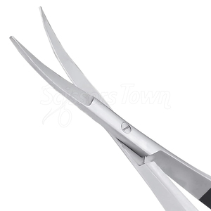 Ciseaux à ressort en acier inoxydable de précision pour façonner les sourcils et éliminer facilement les poils indésirables du visage - Product Image 2