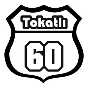 Autocollant de plaque d'immatriculation Tokatl 60, 12 cm, logo de style automobile, autocollant auto-adhésif - Product Image 1