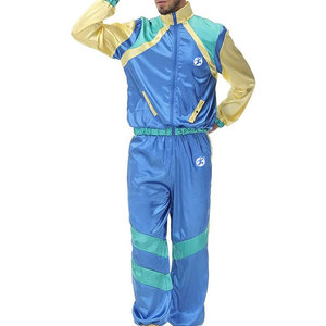 Conjunto Deportivo de Invierno para Hombre, Dos Piezas, Cortavientos, Nailon/Poliéster, Secado Rápido, para Correr - Product Image 1