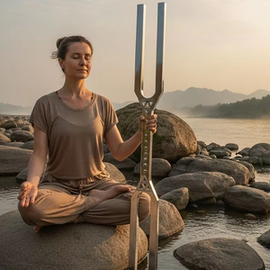 Juego de Diapasones CHAKRA de 8 Piezas, Gigantes, con Sonido Muy Potente, Frecuencias de Sanación, Suministros de Laboratorio - Product Image 1