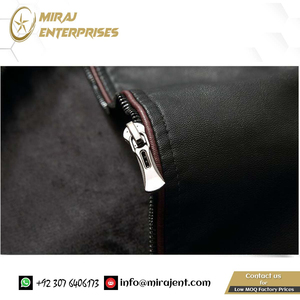 Homme Plus Velours Manteaux Épais Faux Cuir Vestes Hommes Haute Qualité OEM Bas quantité minimale de commande Classique Moto Vélo Cowboy Veste Manteau - Product Image 5