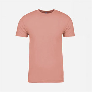 T-shirt en jersey de coton ajusté de qualité supérieure, t-shirts à col rond - Product Image 4