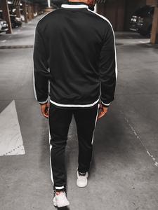 Ensemble de survêtement zippé pour homme avec logo personnalisé, nouvelle arrivée, sweat-shirts réversibles, hiver, 2 pièces - Product Image 5