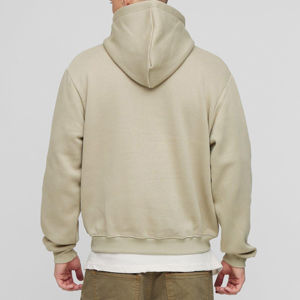 Sweat-shirt à capuche de haute qualité à prix avantageux, en polaire épaisse, ample, personnalisé, 350 g/m², vêtements décontractés, sweat-shirt imprimé pour hommes - Product Image 3