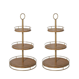 <b>Set</b> of 2 Good Selling Metal Handmade <b>Cake</b> <b>Stand</b> For Birthday Decoration Most Precious And Luxurious For Buyers - Product Image 6