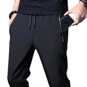 Pantalons décontractés pour hommes Coupe droite Slim Fit Taille élastique Jogger Classique Bleu Noir Gris Pantalons de marque pour hommes Grande taille - Product Image 6