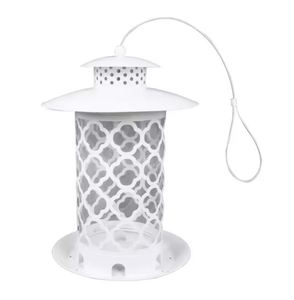 Décorations de jardin Mangeoire à oiseaux Maison en cuivre pour oiseaux et bain Jardin extérieur Forme de parapluie Article le plus vendu en métal - Product Image 3