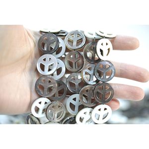 Boutons symboles de la paix - Boutons décoratifs pour travaux manuels - Product Image 6