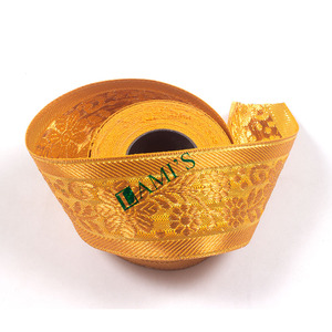 OEM Wholesale Top Quality Bullion Braid Customized Gold Gilt Braid & Lace <b>Ribbon</b> Trim Bulk Design Factory Direct Mylar - Product Image 5