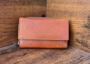 สไตล์ใหม่ร้อนขายจริงทําด้วยมือหนังCrunchกระเป๋าสตางค์ขนาดเล็กสไตล์สบายๆหนังเต็มรูปแบบC Lassyน่ารักคลัทช์สําหรับสตรี - Product Image 2