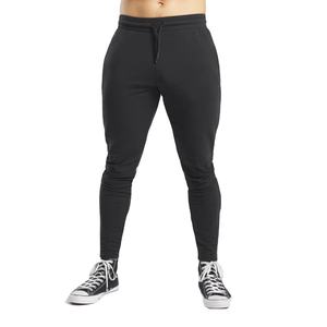 Pantalones Deportivos para Hombre, Color Negro, con Logotipo Personalizado, Pantalones de Chándal para Gimnasio, con Estampado Recto y Cierre con Cordón - Product Image 1