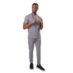 Camiseta de Uniforme Médico para Hombre, Tela Suave, Ropa de Trabajo para Hospital y Clínica, Manga Corta, OEM, Marca Privada, Fábrica - Product Image 2