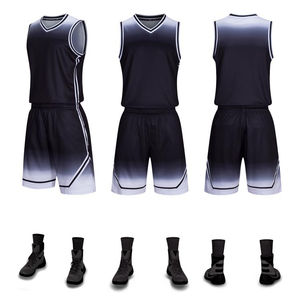 Maillots de basket-ball en gros 2026, marque privée, vêtements d'équipe, services OEM, ensembles imprimés, couleur unie, prix bas, chemises de basket-ball - Product Image 6
