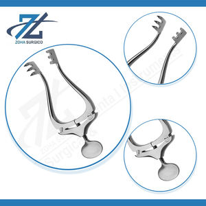 Retractor Intraural Shah Manual con Acabado Satinado, 152 mm de Largo, Tercera Hoja, Instrumentos Quirúrgicos de Acero Inoxidable, Certificado CE - Product Image 4