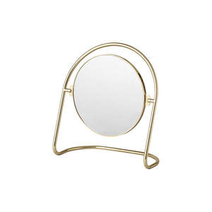 Espejo de pared en forma de ojo en color dorado para fines decorativos Espejo de pared con diseño de ojo dorado para una decoración del hogar única y artística - Product Image 5