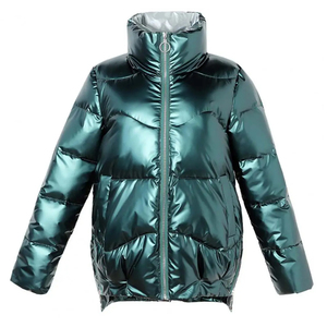 Veste polaire à logo personnalisé de haute qualité pour femmes Manteau bulle d'hiver en toile imperméable élégant Nouveaux vêtements - Product Image 5