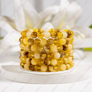 Wholesale Fashion SOLAR PLEXUS Chakra 8mm Round Crystal <b>Bracelet</b> Classic Style Multi-color <b>Bracelet</b> for Jewelry Meditation - Product Image 1