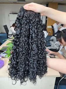 Meilleurs cheveux frisés vietnamiens et birmans bruts du vendeur de cheveux humains Remy super doublement étirés vente en gros - Product Image 3