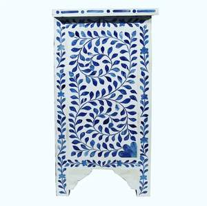 Mesa auxiliar con diseño creativo de incrustaciones de hueso de nuevo diseñador con cajón de almacenamiento, muebles para el hogar para sala de estar, muebles de decoración para el hogar - Product Image 2