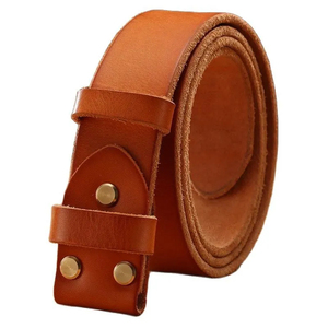 Vente en gros de ceintures en cuir pour hommes mode décontractée réglable ceinture à boucle ardillon ceinture en cuir de vache - Product Image 2