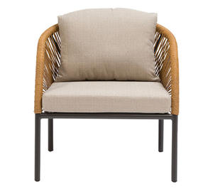 Juego de sofás hechos de armazón de aluminio con mimbre sintético tejido combinado y material de alta calidad para uso en interiores y exteriores - Product Image 3