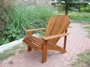 Chaise Adirondack de style américain de haute qualité en bois naturel pour l'extérieur ou les balcons, fabriquée à la main au Vietnam pour les hôtels - Product Image 4