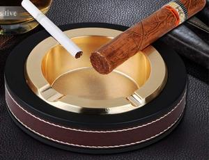 Cenicero de cuero de Metal para decoración de mesa Vintage, forma personalizable para uso interior en el hogar o la oficina, la mejor vajilla de la mejor calidad - Product Image 5