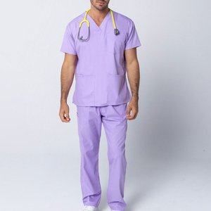 Hot Sale <b>Doctor</b> Scrub Uniform <b>Set</b> Comfortable <b>Doctor</b> Scrub Suit - Product Image 6