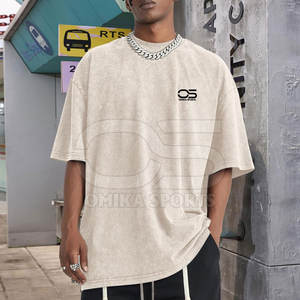 เสื้อยืดผ้าฝ้ายฟอกสีกรดสำหรับผู้ชายเสื้อแนวสตรีทแวร์ผ้านุ่มให้ความรู้สึกนุ่มสบายสำหรับฤดูร้อน - Product Image 2