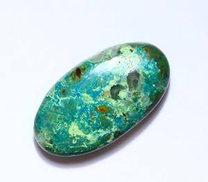 พลอยแจสเปอร์พลอยอะซูไรต์ทรงวงรีแท้ขนาดปรับแต่งเองได้ - Product Image 4