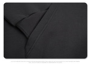 เสื้อสเวตเตอร์แบบสวมหัวตัดขอบเสื้อฮู้ดทรงโอเวอร์ไซส์ - Product Image 5