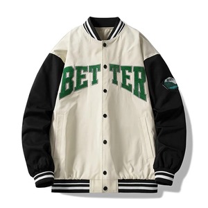 Chaqueta universitaria para mujer Diseño cómodo de moda Múltiples colores disponibles Perfecto para ropa informal - Product Image 2